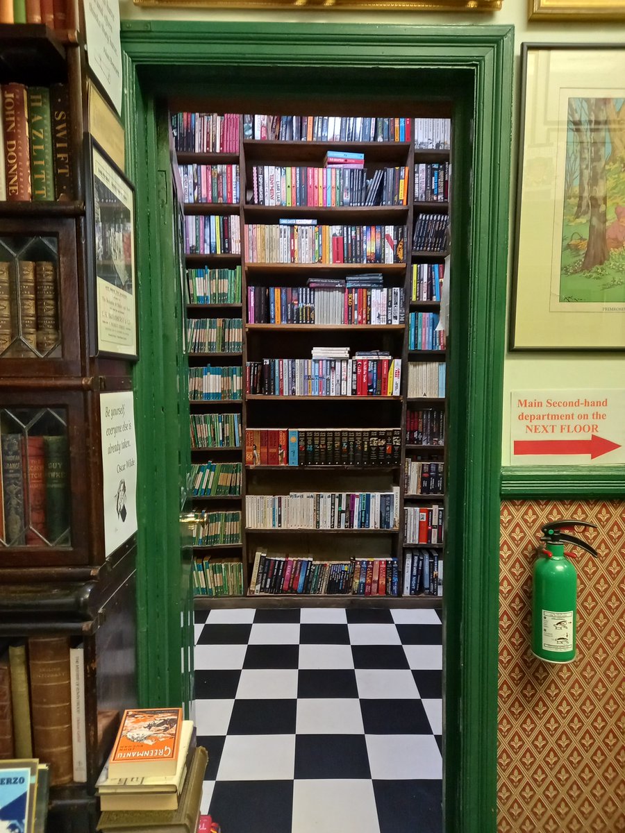 ... we are delighted to share that through the hard efforts of one of our booksellers - who is a huge crime fiction fan - as well as our boss, it has been turned into a bookroom dedicated to secondhand crime &amp; thriller novels!