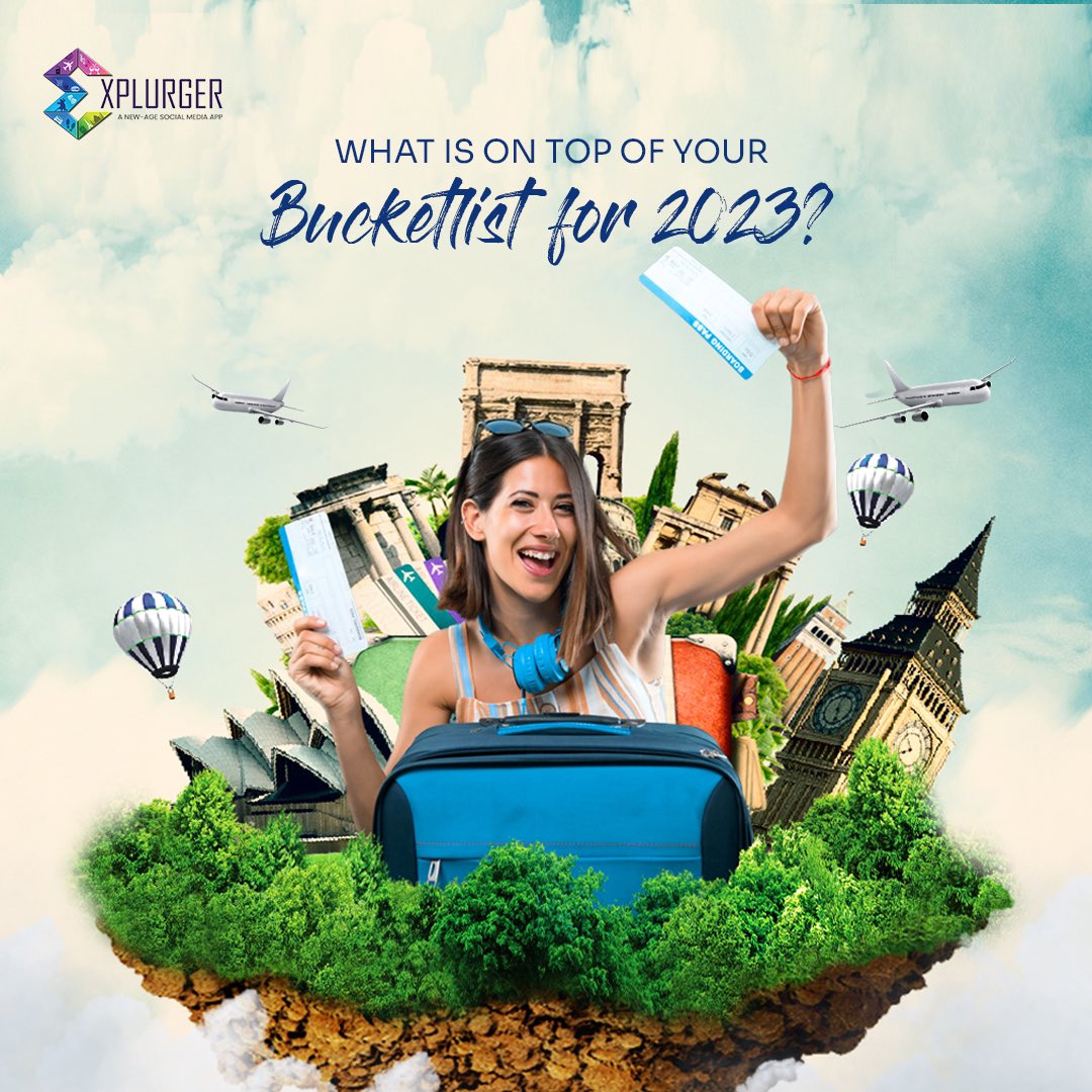 explurger's tweet photo. 💌 Drop a comment below stating your top 3 travel bucket lists for the year.
Let’s EXPLURGE 🌍 together !!!
Kyuki #YahaanNahitoSocialNahi
@sonu_sood
@jitinbhatia
#Explurger #SonuSood #ExplurgewithSood #YahaanNahitoSocialNahi #MadeInIndia
#ExplurgerInIndia #TravelPlans https://t.co/N41LPCYOMZ