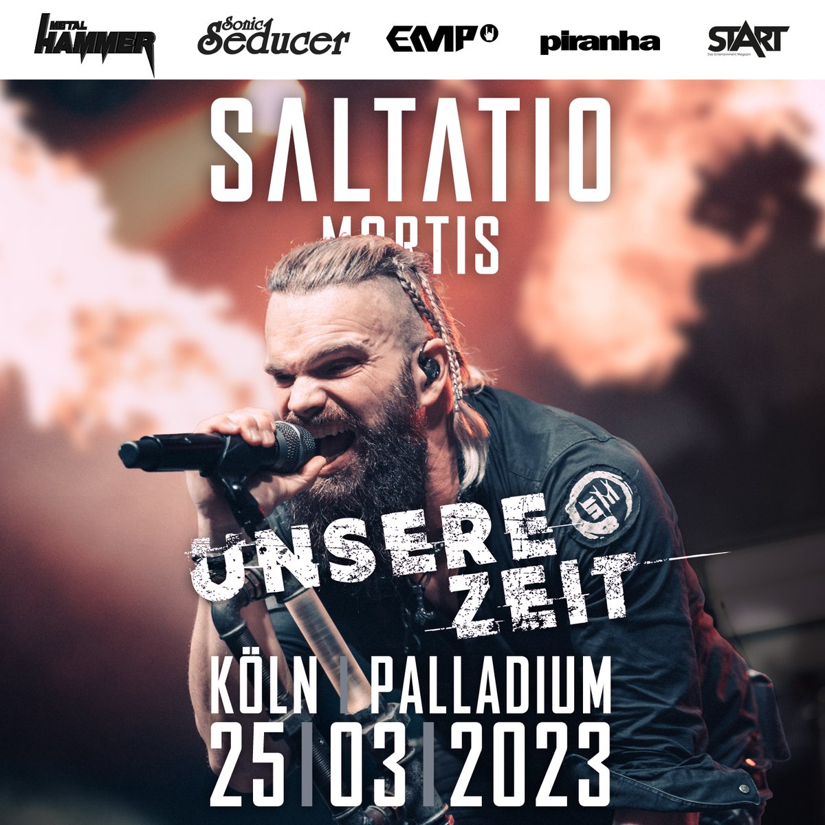 frankheim's tweet photo. Bebende Hallen, laute Gesänge, strahlende Gesichter und wir, deren Zuhause die Bühne ist.  
Am 25.03.2023 treten wir im Palladium Köln auf und versprechen schon jetzt ein besonderes Erlebnis. 

Link zu den Tickets:
https://t.co/vUyQiWOM9f

#saltatiomortis https://t.co/GmK8BAPlMt