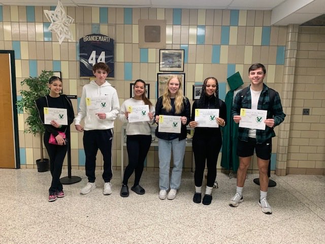 Congratulations to the WDHS December students of the month. Keep up the good work, kids!