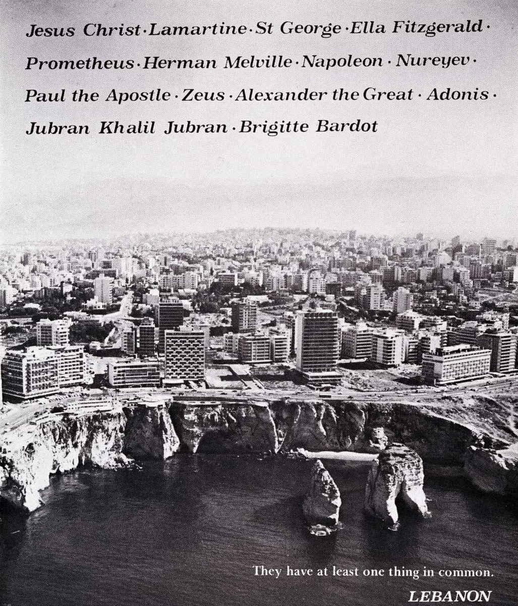 From Jesus to Lamartine, St George to Alexander the Great &amp; Brigitte Bardot...they have at least One thing in common...
Must Read the Brochure...to know what was ?.....
"The American Pan Am Travel Tour Brochures Booklets, 1969."
Source !!Robert Zebib