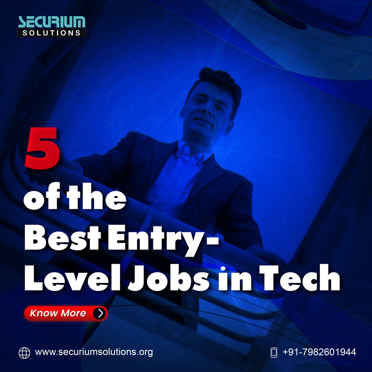SecuriumC's tweet photo. 5 of the Best Entry- Level Jobs in Tech        
 1-BI DATA ANALYST 
 2-FRONT-END ENGINEER 
 3-UX DESIGNER   
 4-INFORMATION TECHNOLOGY  
 5- QA ENGINEER

#technology #dataanalyst #FrontEnd #frontend #ux #career #job #jobseekar #cybersecurity #securiumsolutions https://t.co/FOVV2xKoJq