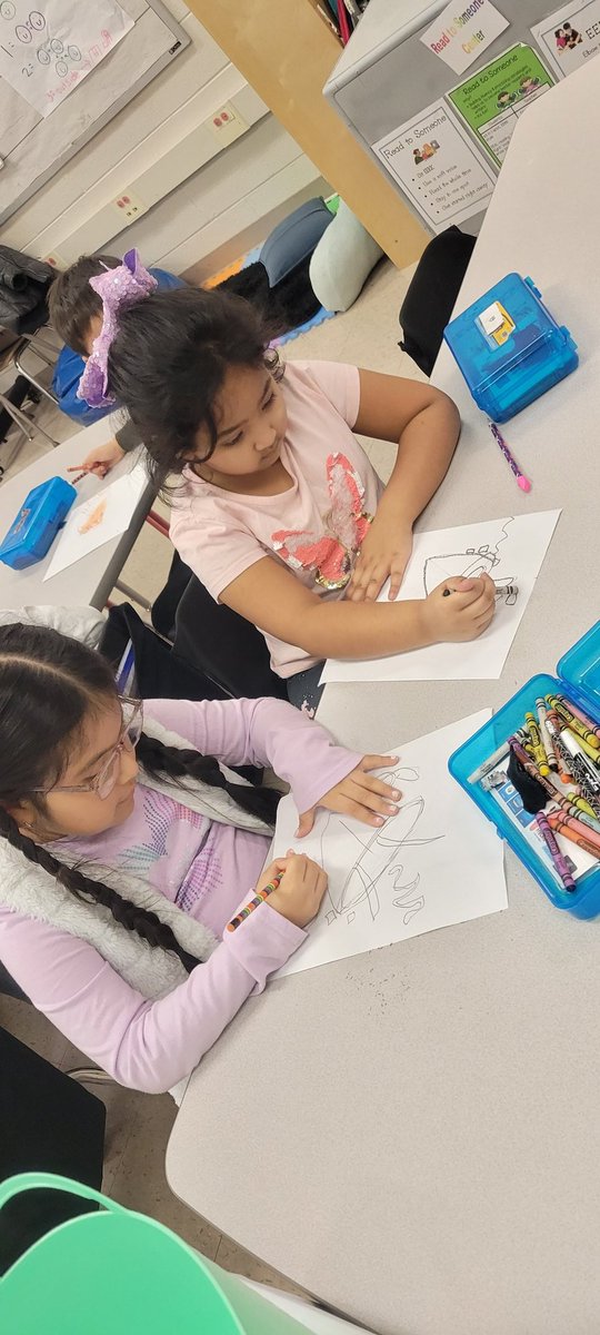 MJohnson501's tweet photo. Ringing in the new year with our hand-drawn party poppers! #OPsharks @OakPark_NPSD https://t.co/ufeHlbPJNs