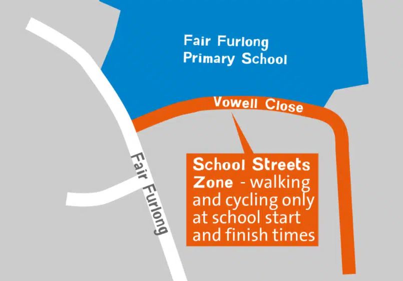 BristolCouncil's tweet photo. We're looking to create three School Streets in Bristol at: 

🏫 Ashley Down Primary School
🏫 Fair Furlong Primary School
🏫 St Bernadette Catholic Primary School

School Streets reduce congestion and pollution and make it safer to get to school. 

More: https://t.co/b8yxXbuhSn https://t.co/2OQbGnxnBx