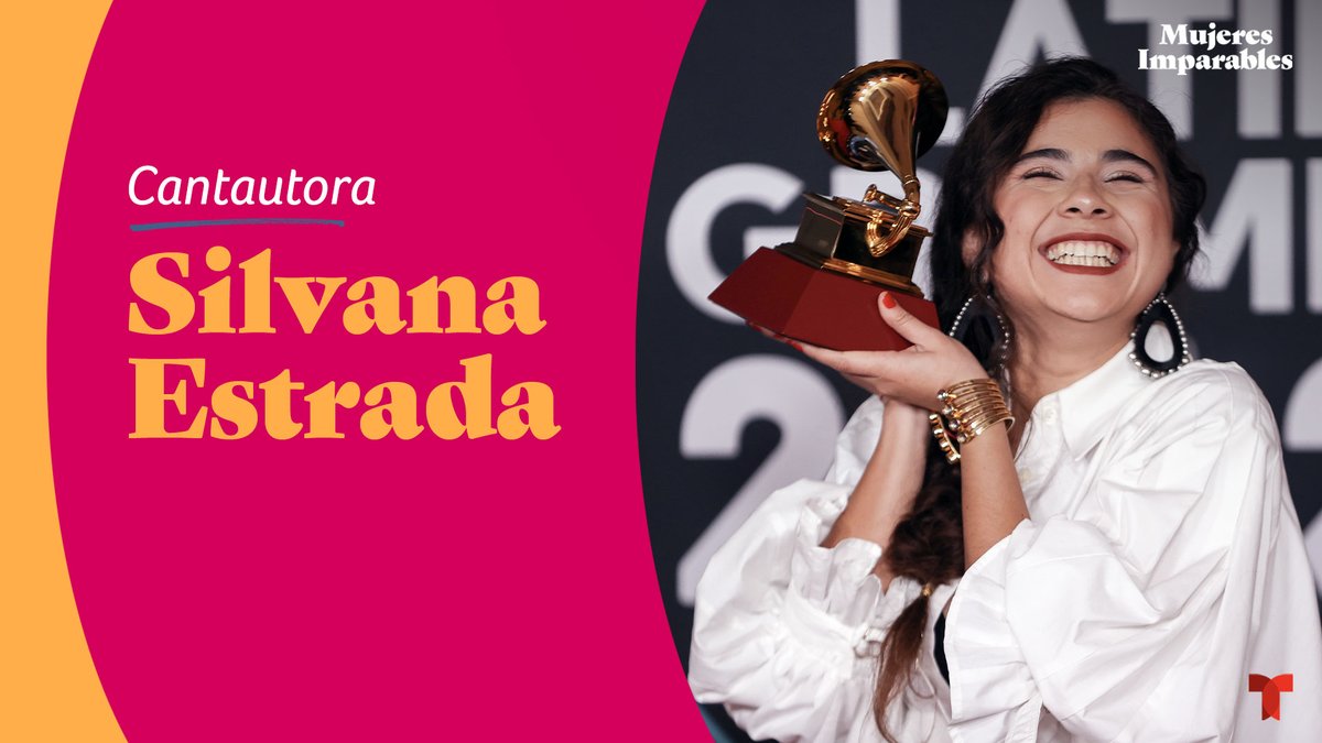 Mujeres Imparables (@_mujerimparable) on Twitter photo “Este año la categoría de mejor artista nueva tuvo mayoría de mujeres. Así que este premio es de todas”. <a href="/silvanaestradab/">Silvana Estrada</a>, ganadora del Latin Grammy: bit.ly/3k3Mw9i
#MujeresImparables #ElPoderEnTi #quenadatedetenga #juntosimparables <a href="/TelemundoEPET/">Telemundo - El Poder En TI</a> <a href="/Telemundo/">Telemundo</a> “Este año la categoría de mejor artista nueva tuvo mayoría de mujeres. Así que este premio es de todas”. <a href="/silvanaestradab/">Silvana Estrada</a>, ganadora del Latin Grammy: bit.ly/3k3Mw9i
#MujeresImparables #ElPoderEnTi #quenadatedetenga #juntosimparables <a href="/TelemundoEPET/">Telemundo - El Poder En TI</a> <a href="/Telemundo/">Telemundo</a>