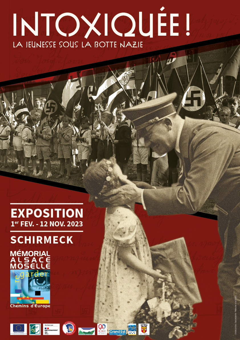 mam_EUphoria's tweet photo. L'équipe du Mémorial Alsace-Moselle est fière de vous dévoiler l'affiche de sa nouvelle exposition : "Intoxiquée ! La jeunesse sous la botte nazie". A découvrir du 1er février au 12 novembre 2023 ! 
Une riche programmation culturelle entourera l'événement ! Plus d'infos à venir ! https://t.co/idq6VS174y