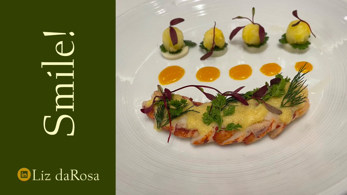 A beautifully plated appetizer from my recent trip. 

The message today is… 😃 even on a Monday! 

Make today great! #SuccessTRAIN #mondaythoughts
