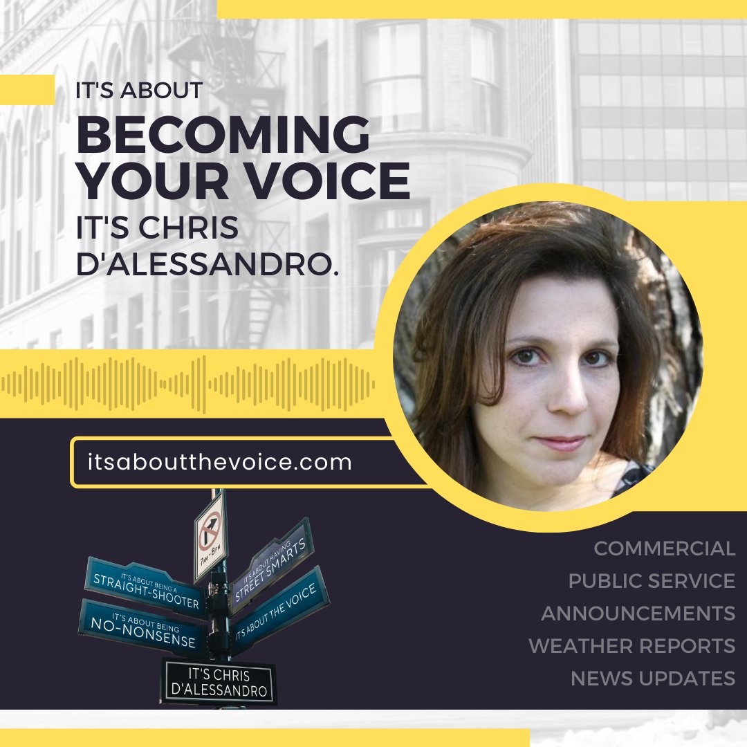 It's about engaging commercials.
It's about heart-felt public service announcements.
It's about clear and concise weather reports and news updates.
It's about becoming your voice.
Hear me do my thing at itsaboutthevoice(dot)com