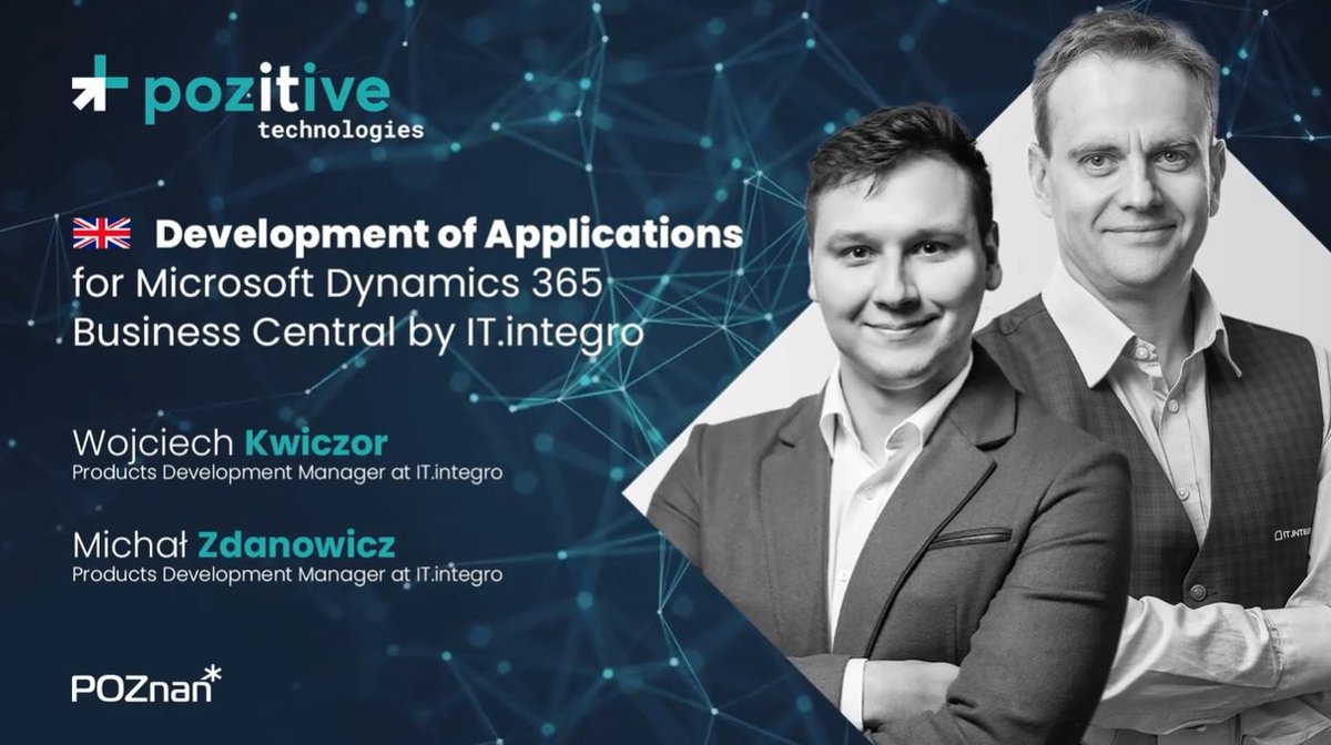 ITintegro's tweet photo. Jak tworzymy aplikacje dla #BusinessCentral? W trakcie konferencji @pozitivetech odpowiedzieliśmy na to pytanie. Nasza sesja poruszyła takie zagadnienia jak:
👉 architektura systemu, 
👉 praktyki CI/CD, 
👉 praca z Azure DevOps. 

Zobaczcie sesję na: https://t.co/5ZVkCzO90Q https://t.co/DrofItotEW