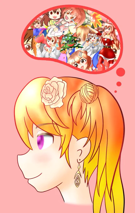 頭の中ころさんでいっぱいなキアラ#できたてころね #artsofashes #絵ニックス #kfp #キアライブ 