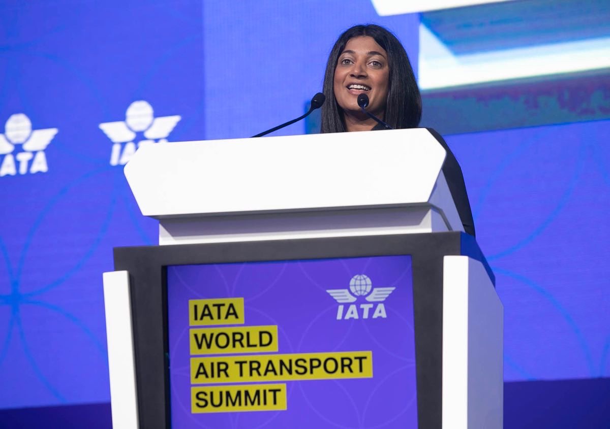 Such an inspirational day with Lalitya Dhavala- we’ve shared the stage at the <a href="/IATA/">IATA</a> AGM as Diversity &amp; Inclusion Award winners and it’s such a pleasure to work together to inspire the next leaders in the industry. Thank you so much for speaking to our students at <a href="/UniWestLondon/">University of West London</a>