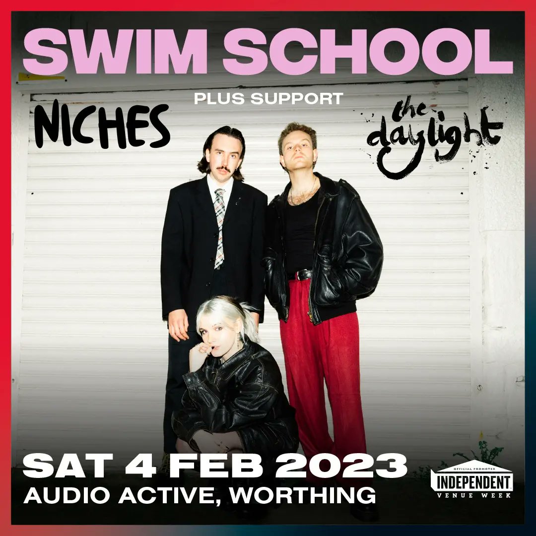 Woooo! So excited to be supporting swim school on the 4th Feb at Audio Active!!! Ticket link bio 🖤
@atom_presents
#upcominggig