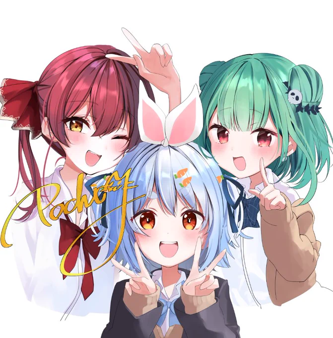 (お友達にプレゼントした絵です〜!お気に入りなので掲載させていただきます⸜(* ॑꒳ ॑* )⸝)(友達許可済みです) 