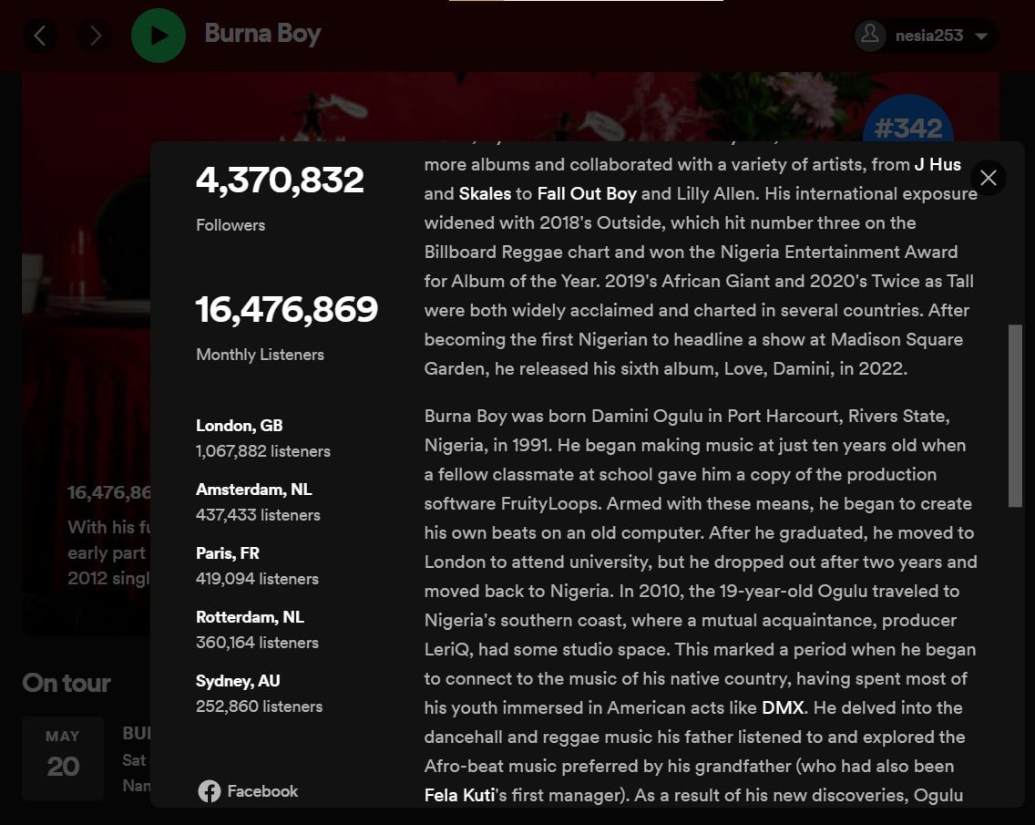 stfuyugo's tweet photo. “Nigerians made Burna Boy” 
“Burna Boy makes his money from Nigerians”
“Nigerians will cancel Burna Boy” 

You want to cancel someone that you never supported. Idiots https://t.co/cR2yY18NxK