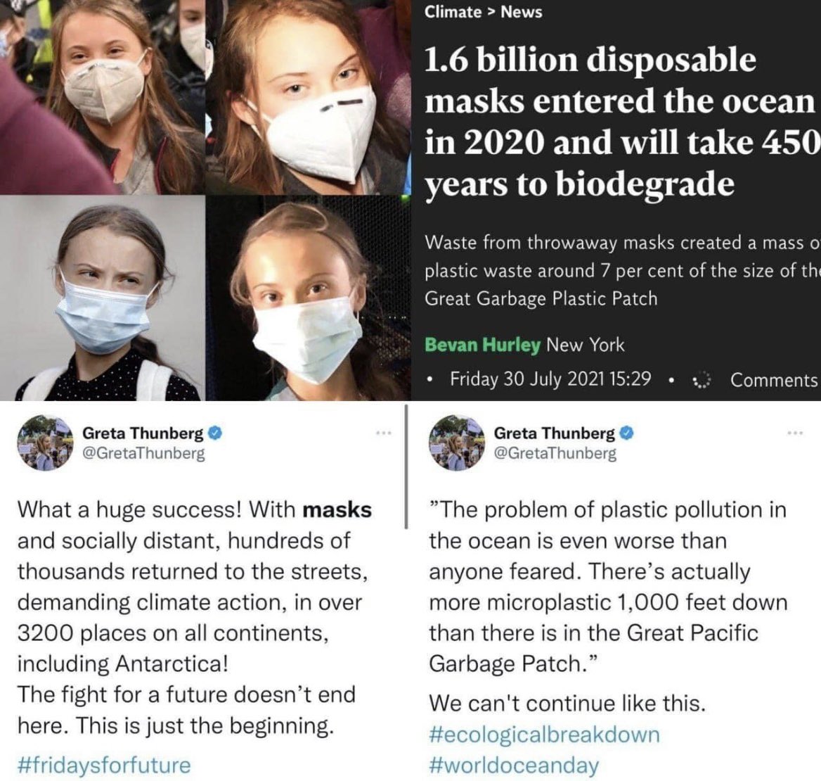 emmakennytv's tweet image. Errrrrr…….I think you’ll likely find that the masks you all had plastered to your faces are now killing the wildlife and nature you are meant to care about! #irony