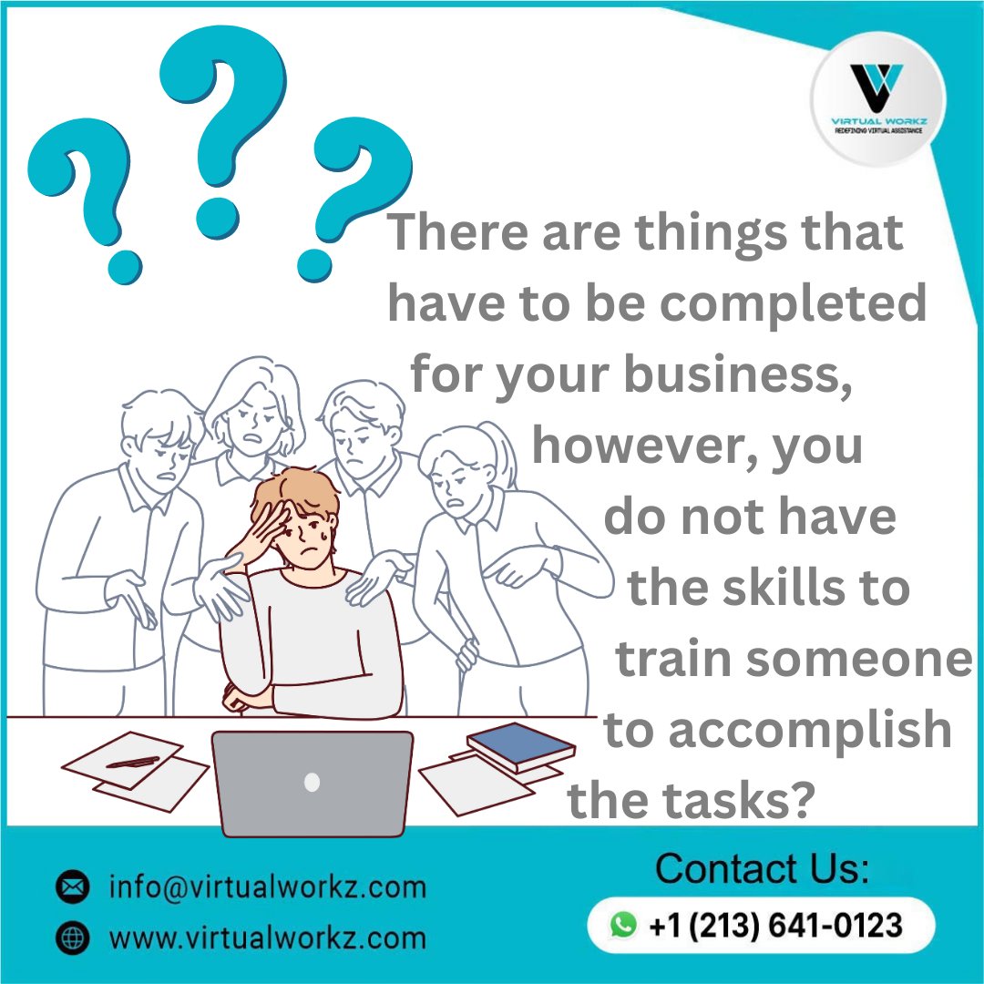 virtual_workz's tweet image. Get a skilled team without paying a full-time income. 
With Virtual Workz at your service, you will have qualified personnel for your business.

#virtualservices #virtualassistant #experienced #knowledge #professional #expert #experiencedVA #professionalVA #businessgrowth