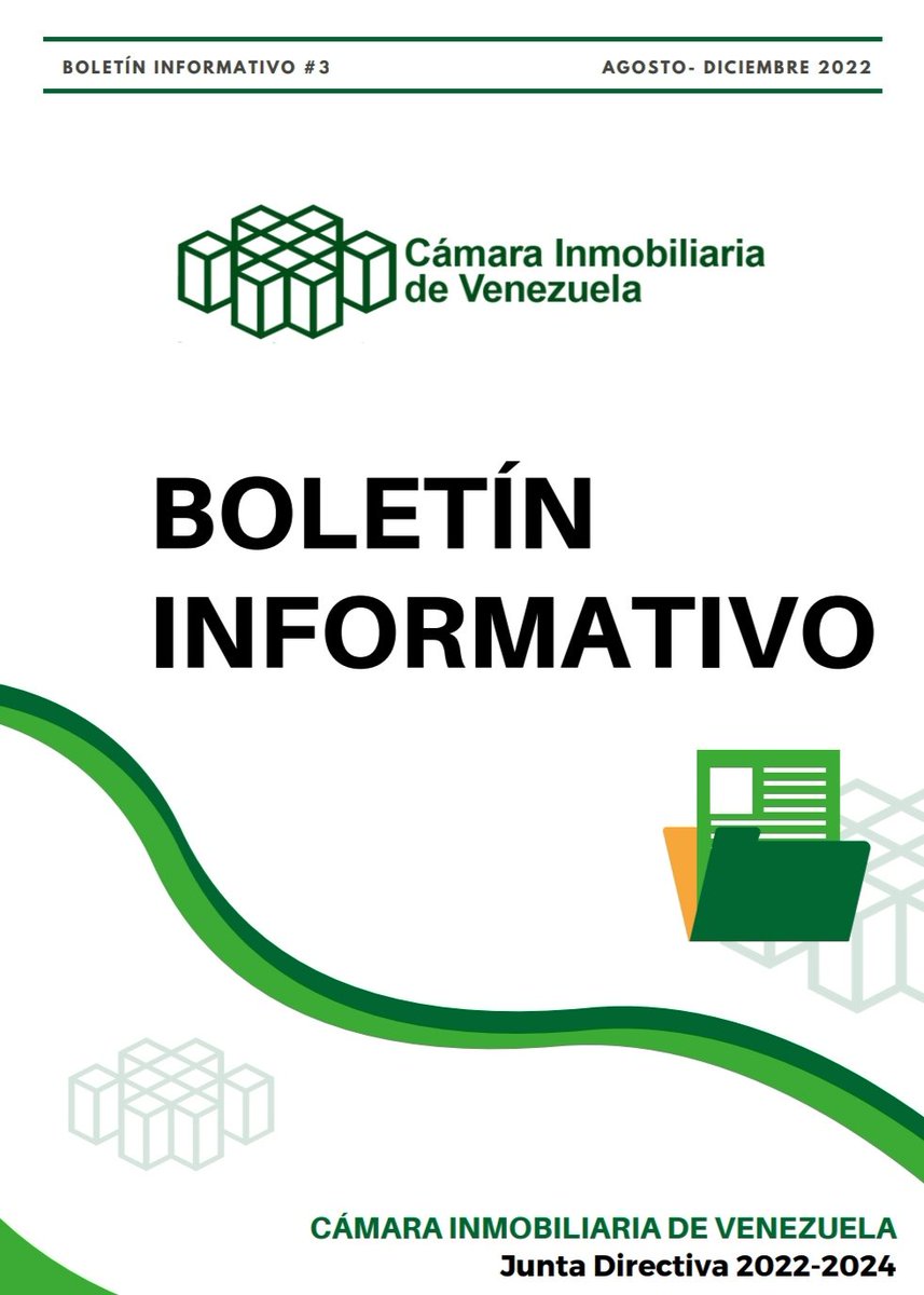 RobertoeOrta's tweet photo. https://t.co/0ijwgCffOc

Descarga el INFOBOLETIN #3 de la Cámara Inmobiliaria de Venezuela @CamInmobiliaria https://t.co/3bIbehAz7I