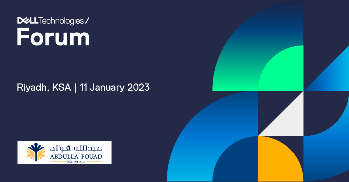 Need more reasons to attend #DellTechForum #Riyadh? 

✳️ Lead your organization's next breakthrough,
💡 Attend insightful discussions, 
🤝 Meet our partner @AFHco! 

📅Jan 11
👉dell.to/3QouAlC