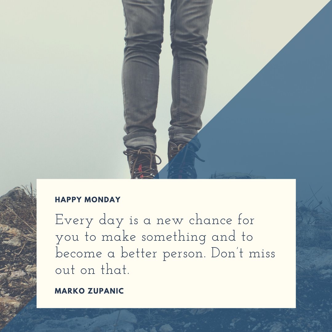 Happy Monday! “Every day is a new chance for you to make something and to become a better person. Don’t miss out on that.” - Marko Zupanic What’s on your creative “to do” list this week?
#happymonday #bebetter #makesomething
