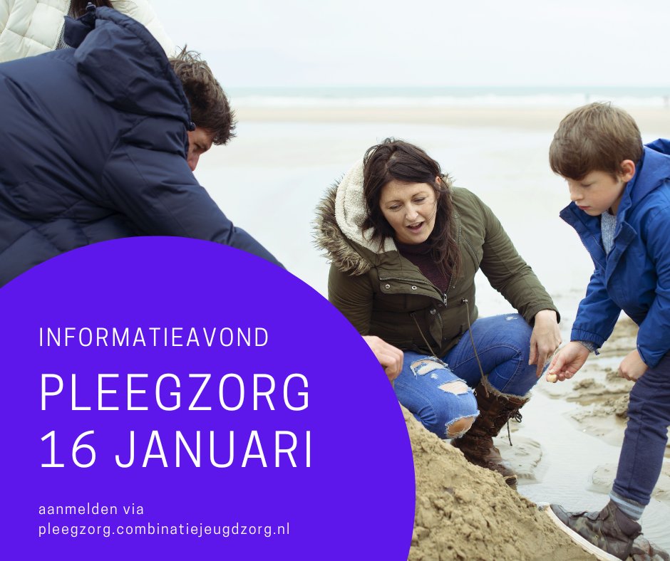 Help een kind zo thuis mogelijk opgroeien. Weten wat jij kunt doen? Kom 16 januari naar de #pleegzorginformatieavond bij Combinatie Jeugdzorg in Eindhoven (20-22u). Tijdens deze avond wordt pleegzorg op een heldere en realistische manier belicht. pleegzorg.combinatiejeugdzorg.nl