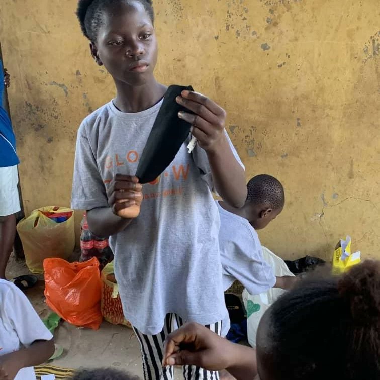 rumilifekit's tweet photo. Throw back to a pad making session.

At Rumi Life Kit, we are committed to empowering young girls on the skills and information they need to keep them healthy.

Support and join our cause!

#rumilifekit #health #pad #reusablepads #sanitarytowel https://t.co/f9YfG92sxQ