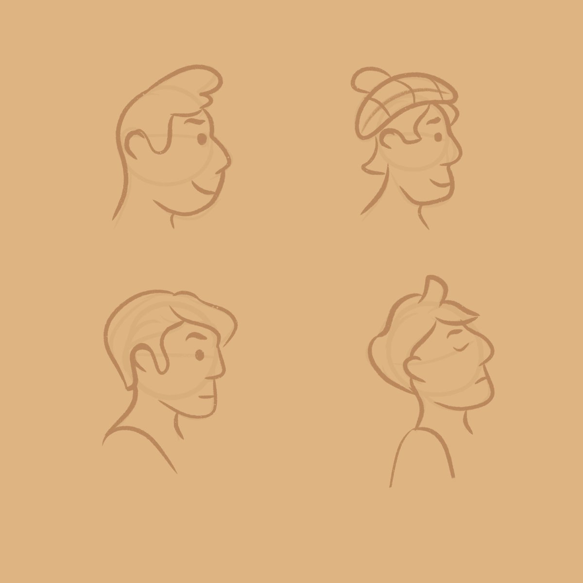 Practiced drawing some side profiles!
First batch #sketch #illustration #art #learntodraw