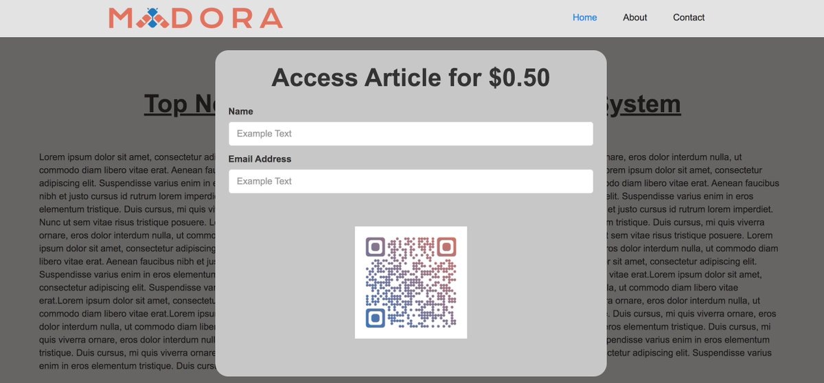 IoMadora's tweet photo. D9/ New Pay-Per-Read Technology Revolutionizes the Way We Consume Online Content! Newspaper and digital publication subscriptions range from $8 to $30 on average, or $96 to $360 per year. Madora is making the internet à la carte!
#100daysofdata #news #media #payperread https://t.co/hD8Jlfofwt