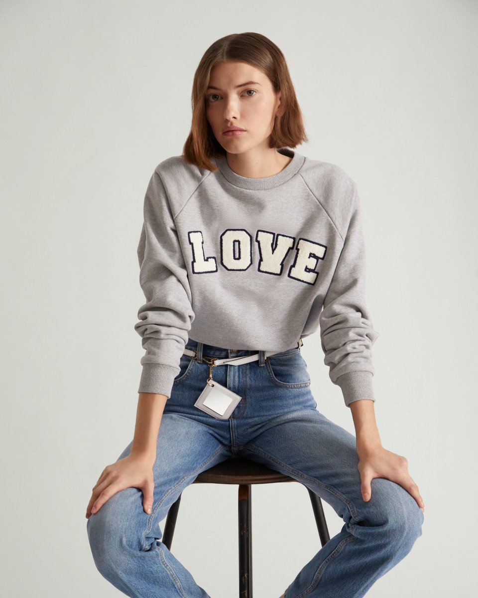 Perfect presents for Valentine’s Day: classic sportswear appliquéd with timeless sentiments. #TorySport