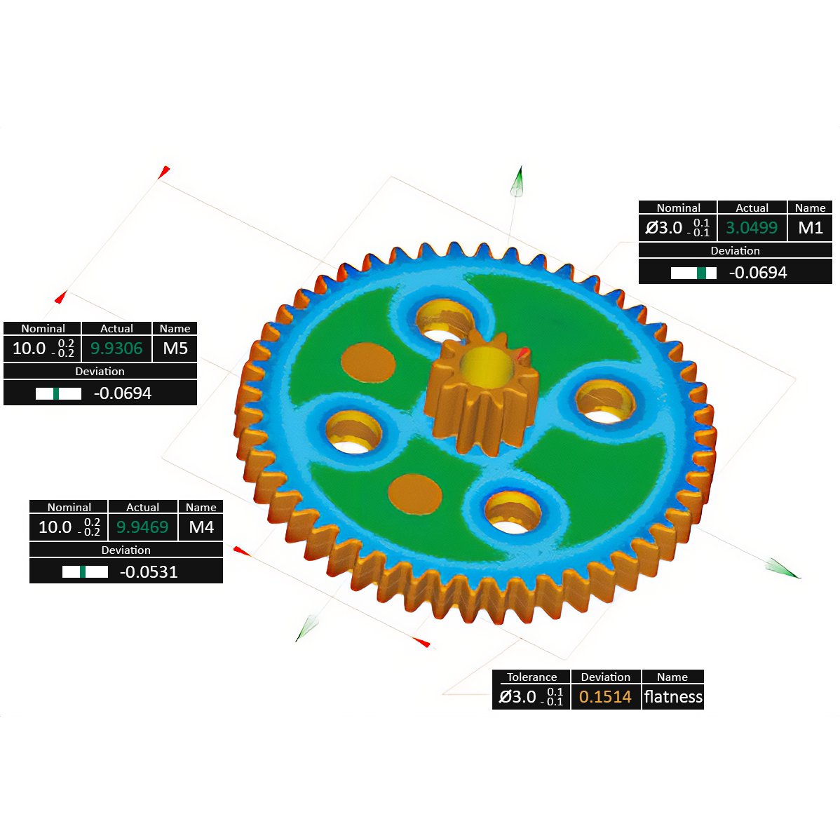 werthinc's tweet photo. With plastic gears, measuring all teeth could be a difficult task. CT \ X-Ray allows the entire workpiece to be captured in a single measuring process, which saves you enormous amount of time. Read the full article here: https://t.co/pkZA9kLBV9

#Werth #Metrology https://t.co/aH2R5JdHYy