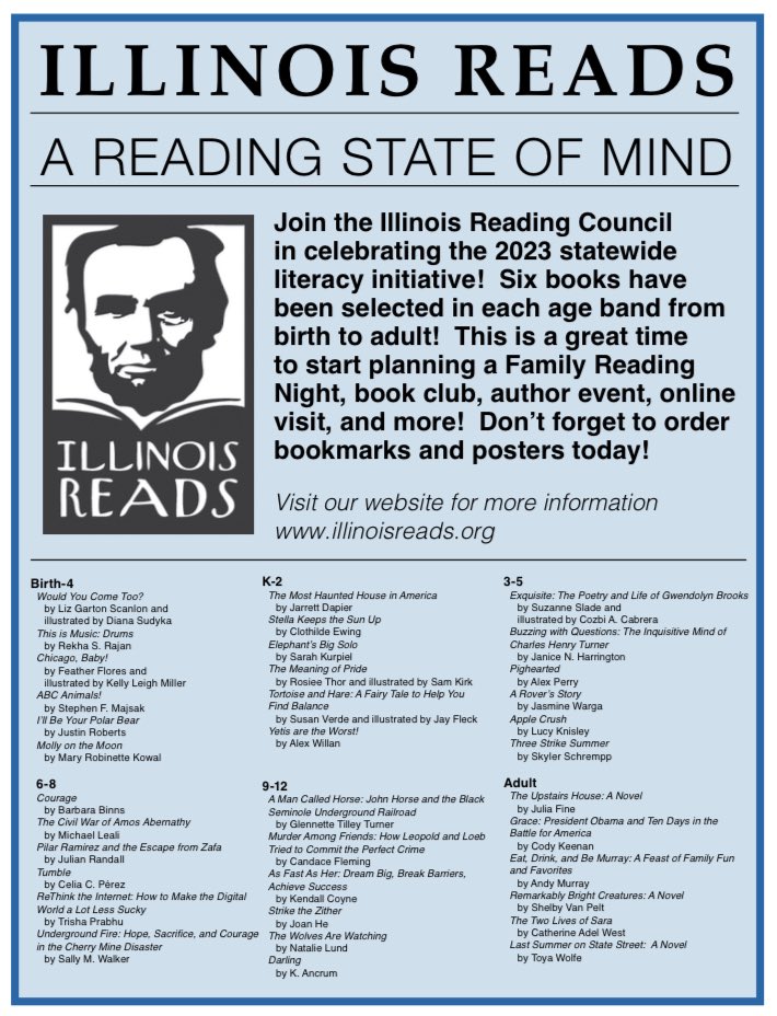 Trisha Prabhu (@trishprabhu) on Twitter photo I'm so honored that ReThink the Internet was selected as one of 36 <a href="/IllinoisReads/">Illinois Reads</a> books for 2023 (in the 6th - 8th grade category)! Truly grateful for the recognition from my home state, and can't wait to see more Illinois youth spreading kindness and positivity online. I'm so honored that ReThink the Internet was selected as one of 36 <a href="/IllinoisReads/">Illinois Reads</a> books for 2023 (in the 6th - 8th grade category)! Truly grateful for the recognition from my home state, and can't wait to see more Illinois youth spreading kindness and positivity online.