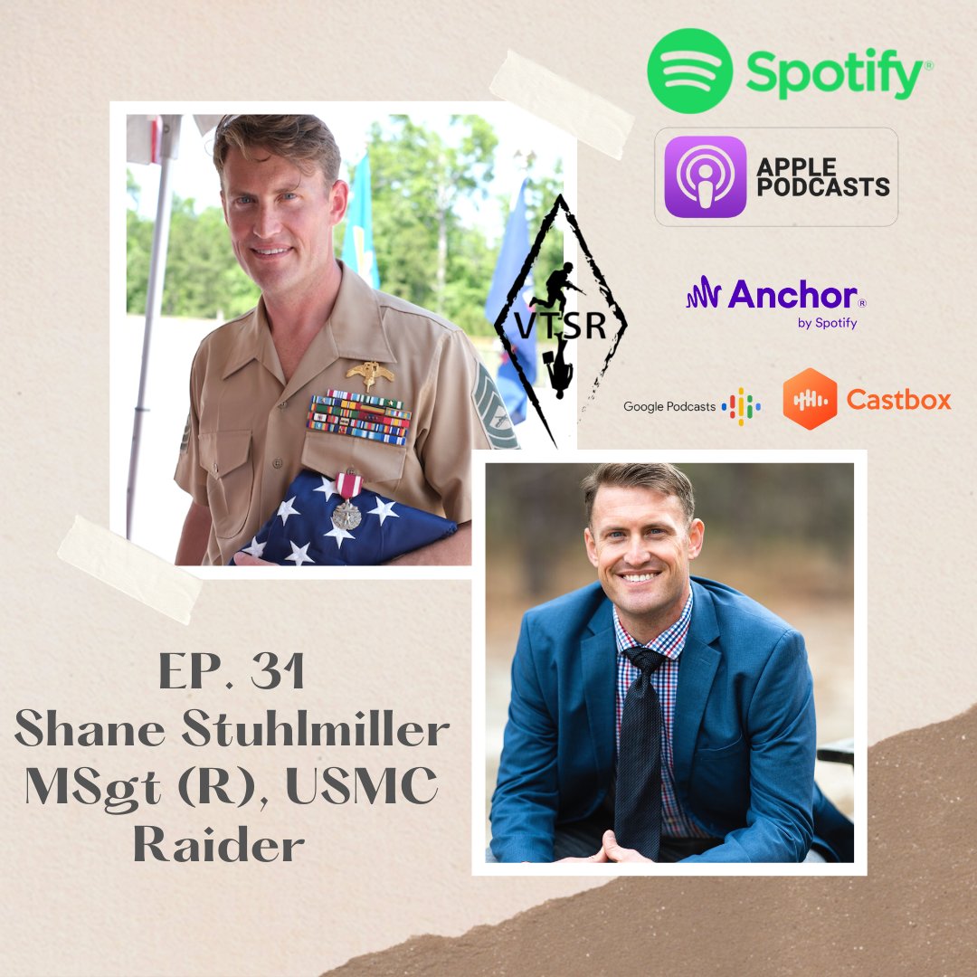 VTSR EP. 31 - Shane Stuhlmiller

#DontCashOut #VTSR #Veterans #PTSD #SuicidePrevention #SuicideAwareness #Military #Resilience #Transition #podcast #military #marines #army #airforce #lawenforcement #firstresponders #navy #veteranmentalhealth #makingadifferencetogether