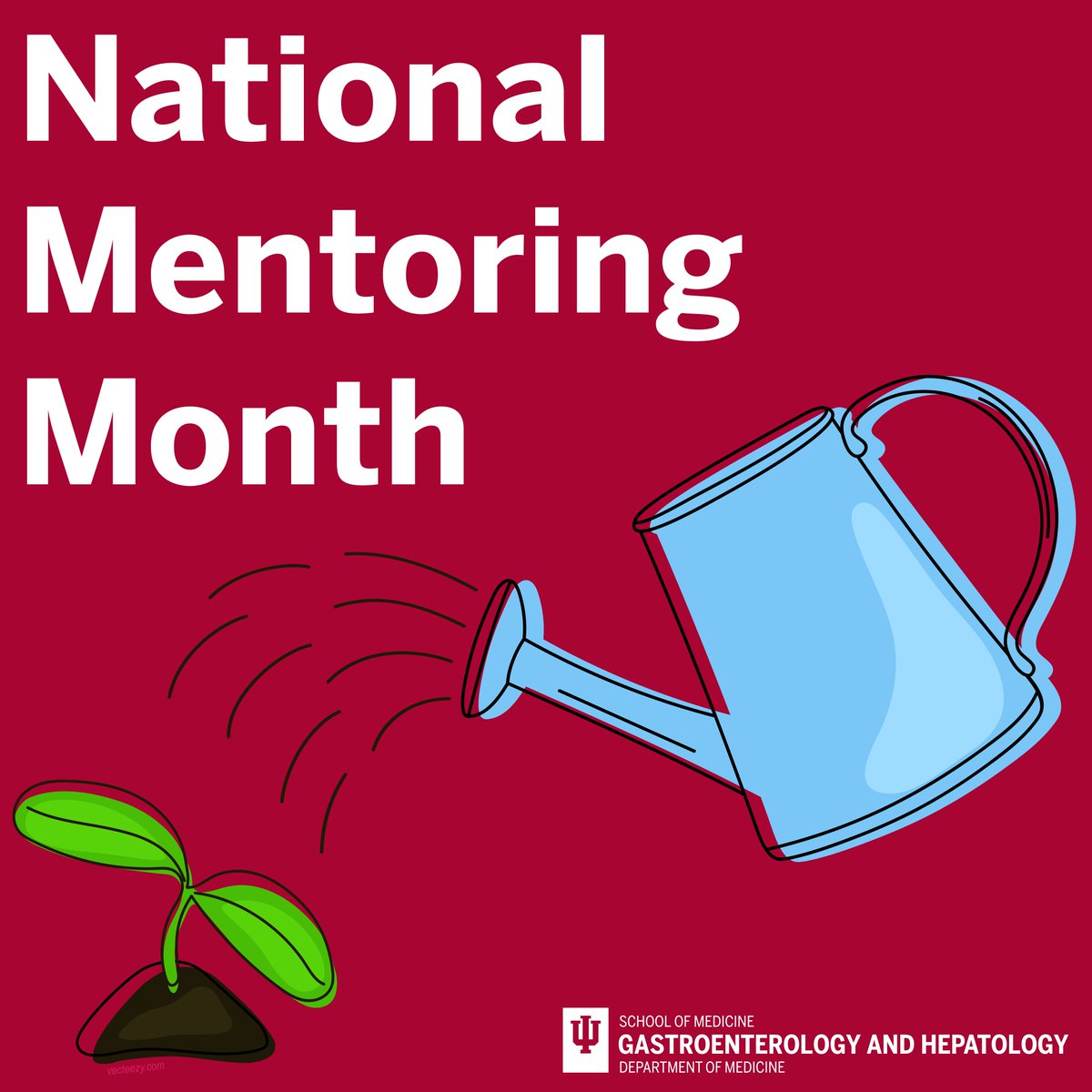 January is National #MentoringMonth. 👩‍🏫 Here at #iugastro, mentorship is vital in creating unity within our Division. Through this, we also aim to build courage and help those in our communities. Be sure to #ThankYourMentor! #MentoringAmplifies #GITwitter