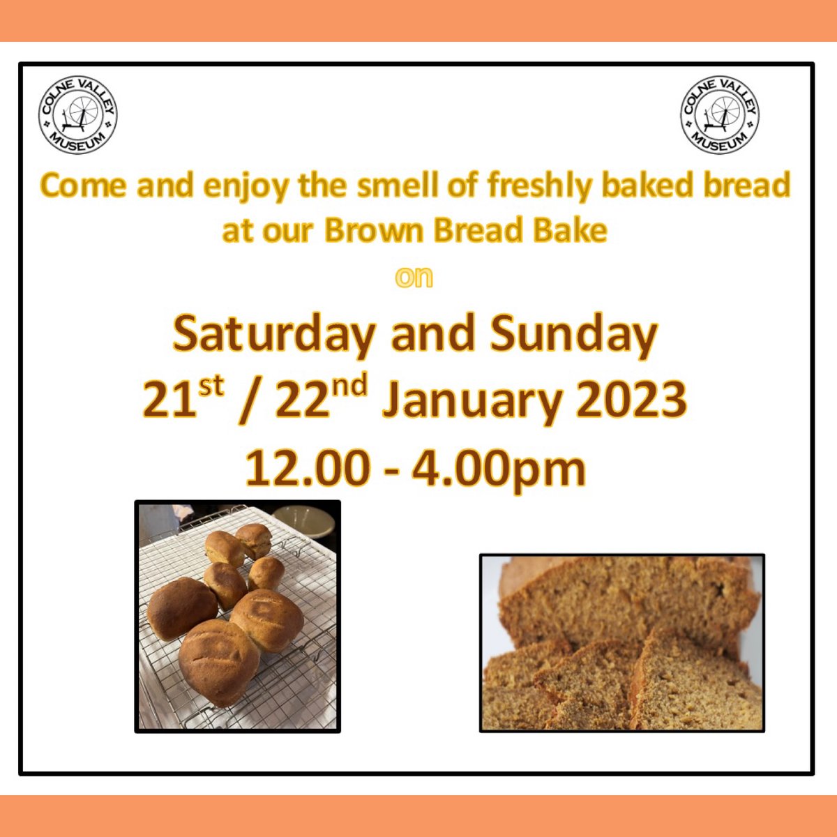MuseumGolcar's tweet image. Colne Valley Museum opens for 2023 with a brown bread bake.  Come along and buy a loaf to take home #colnevalleymuseum  #bakingbread