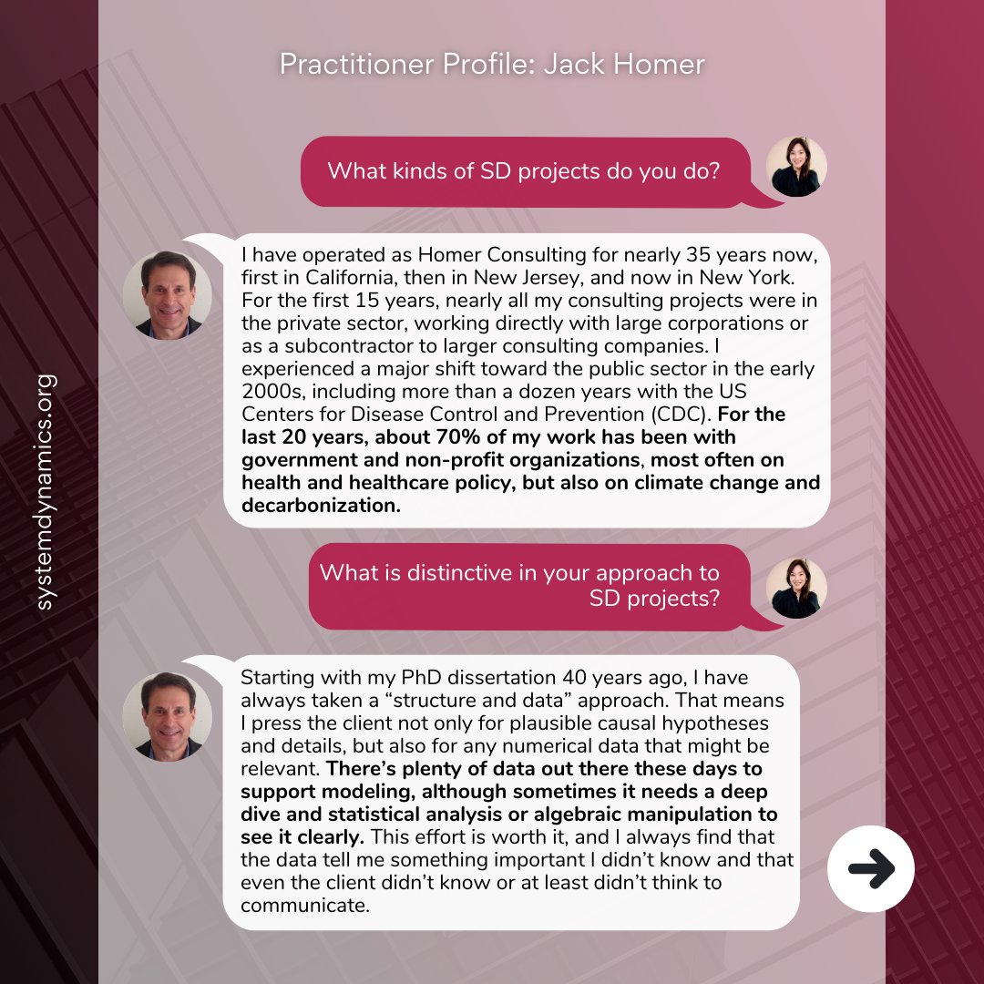 systemdynamics_'s tweet photo. ๐กโThereโs plenty of data out there these days to support modeling, although sometimes it needs a deep dive and statistical analysis or algebraic manipulation to see it clearly.โ - Jack Homer, Homer Consulting
๐ https://t.co/PRiQDN2qUd
#SystemDynamics #PractitionerProfile https://t.co/ILVw1IgEpV