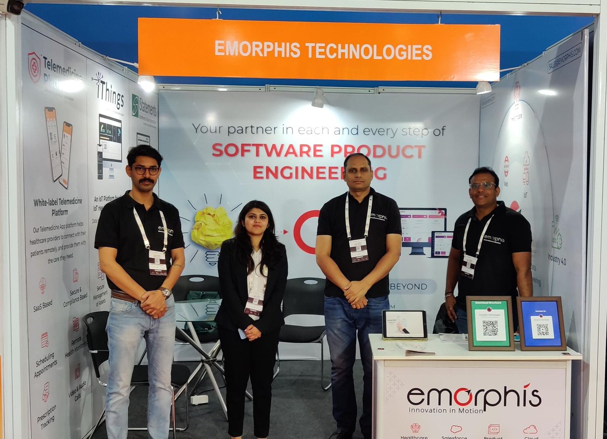 EmorphisTech's tweet photo. A successful day at the #GlobalInvestorSummit and 17th #PravasiBhartiyaDivas2023 event!
Meet our team at Booth #212
#InvestMPGIS2023 #GISIndore #GIS2023 #GlobalInvestorSummit2023 #InvestMP #PBDIndore #PBD2023 #EmorphisAtGIS #Booth212 #PravasiBhartiyaDivas2023 #Indore https://t.co/Izie4HzDMU