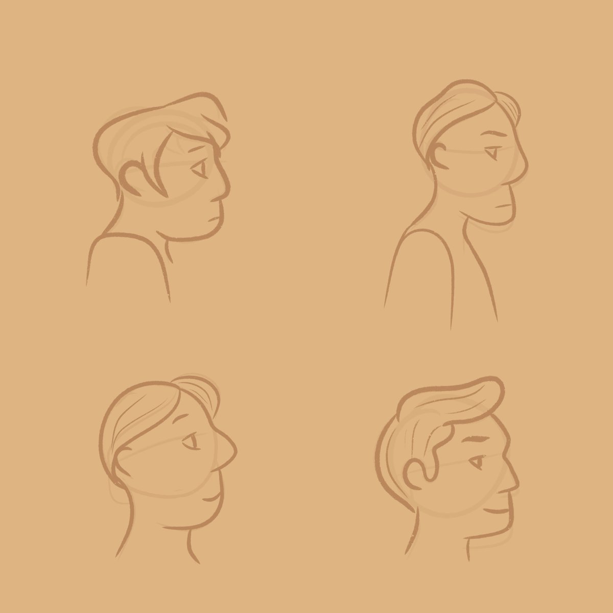 Second batch of side profile sketches…
#sketch #illustration #DigitalArtist #learntodraw