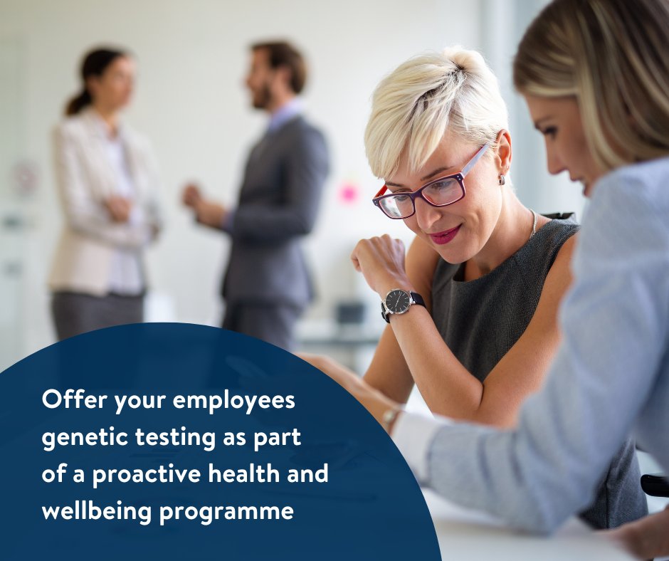 Genetic testing for cancer can help your employees understand their personal risk of developing cancer and prepare them to be proactive by protecting their health.

To find out more call +44 (0) 1270 623 179.  

#employeehealthbenefits #employeehealthandwellbeing