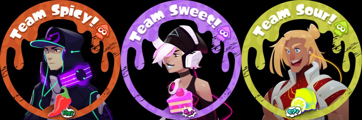 IsiDraws_'s tweet photo. #SoundFall #SoundFallFanArt #Splatoon3 #Splatfest
Hello everyone here the results of my "SoundFall: Splatfest Edition" and the winner of the festival is.....
Ky🎧: #TeamSpicy🌶️
Brite🥁: #TeamSweet🧁
Jaxon🎸: #TeamSour🍋 https://t.co/0VB6iwmxHC