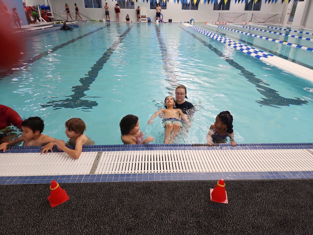 Mrs_GordonFES's tweet photo. @MTCChampions 2nd graders are under the instruction of the @CGBD_SwimTeam @hamptonaquaplex this week. Excited to be the inaugural @HamptonCSchools group! @HCS_TitleI https://t.co/NrkxCkJFX1