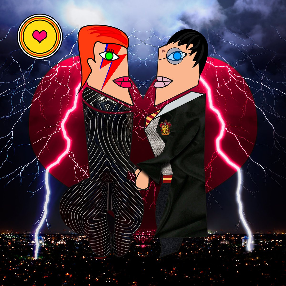 "Legendary" collection peek!🔥
David Bowie Birthday 🎉,  the lightning man in art. Two of the most famous personalities in our culture who are associated with "lightning" - Ziggy Stardust (David Bowie's stage character) and Harry Potter.
What is your favorite Bowie song?
#nft