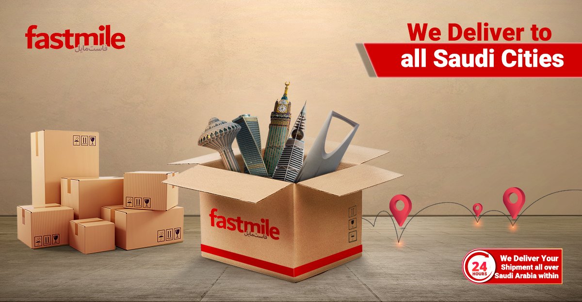 fastmileksa's tweet photo. Deliver your shipment within 24 hours, 420 daily trips all over Saudi Arabia.
Contact us for more information.

#fastmile
#samedaydelivery
#ecommerce
#expresslogistics
#SaudiArabia https://t.co/fI7vS2Tuol