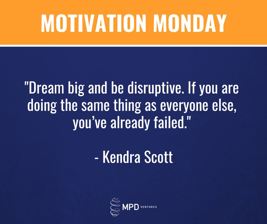 MPDVentures's tweet photo. Kick off your week with some positive inspiration...
#mondaymotivation #marketing #mpdventures #inspiration https://t.co/EdWC8X7GqK