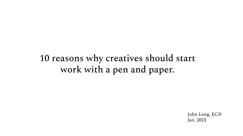janthonylong's tweet image. If you want to produce more and better ideas in 2023, consider using a pencil more. Really. There are lots of cognitive benefits to writing by hand--and lots of good reasons to take a break from tech. Here's a 🧵