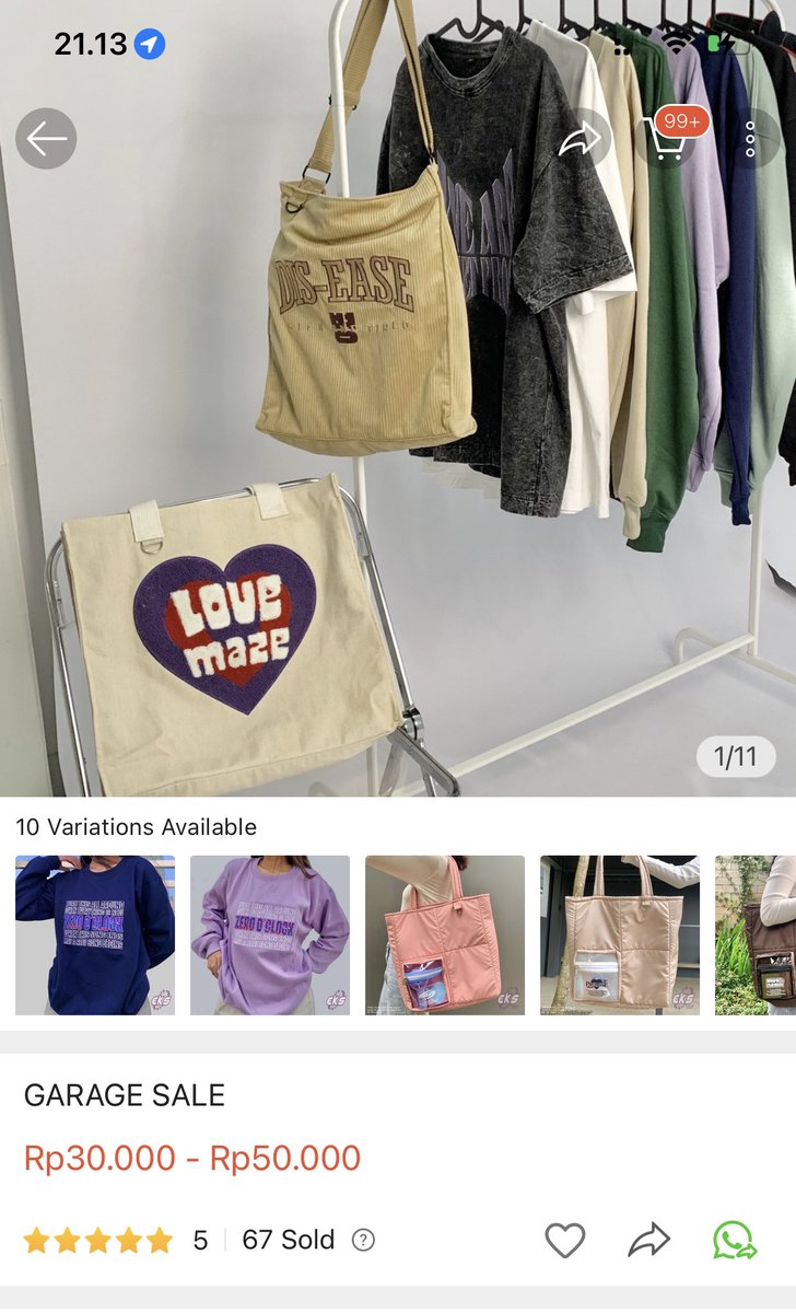 tiana 💗 on Twitter "apa kabar semuanya? 🙋🏽‍♀️ di shopee lagi ada garage sale nih untuk beberapa