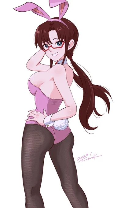 ピンクバニー#真希波・マリ・イラストリアス#エヴァンゲリオン 
