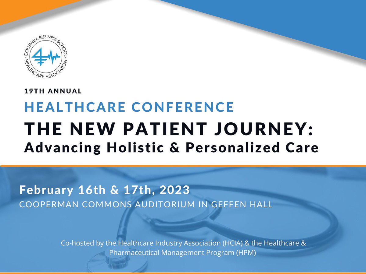 Early bird registration is OPEN for Columbia Business School HCIA’s 19th annual healthcare conference! Registration includes prominent speakers, panels, case competition, an NYC startup expo, and attendee networking events. Grab your tickets before prices escalate on February 1st