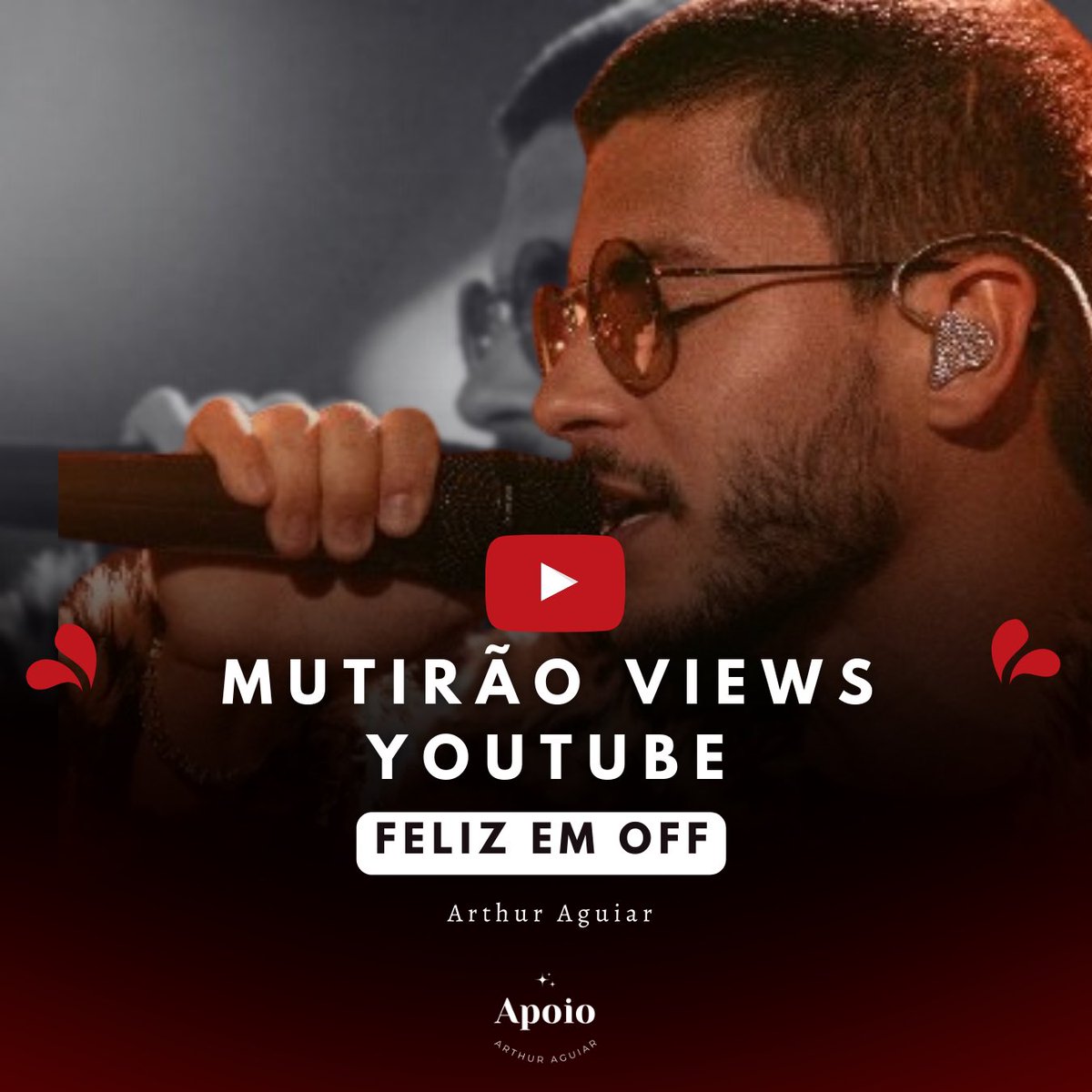 ApoioAA's tweet photo. • 🎶 | MUTIRÃO FELIZ EM OFF - YOUTUBE 

⚠️  REGRAS

• Assista o vídeo completo no canal oficial do Arthur .
• Deixe seu print aqui a cada uma vez que assistir o vídeo.
• Marque um amigo da padaria para participar.

📍Link : https://t.co/aohJaA79Nl https://t.co/XTd2Zumt6m