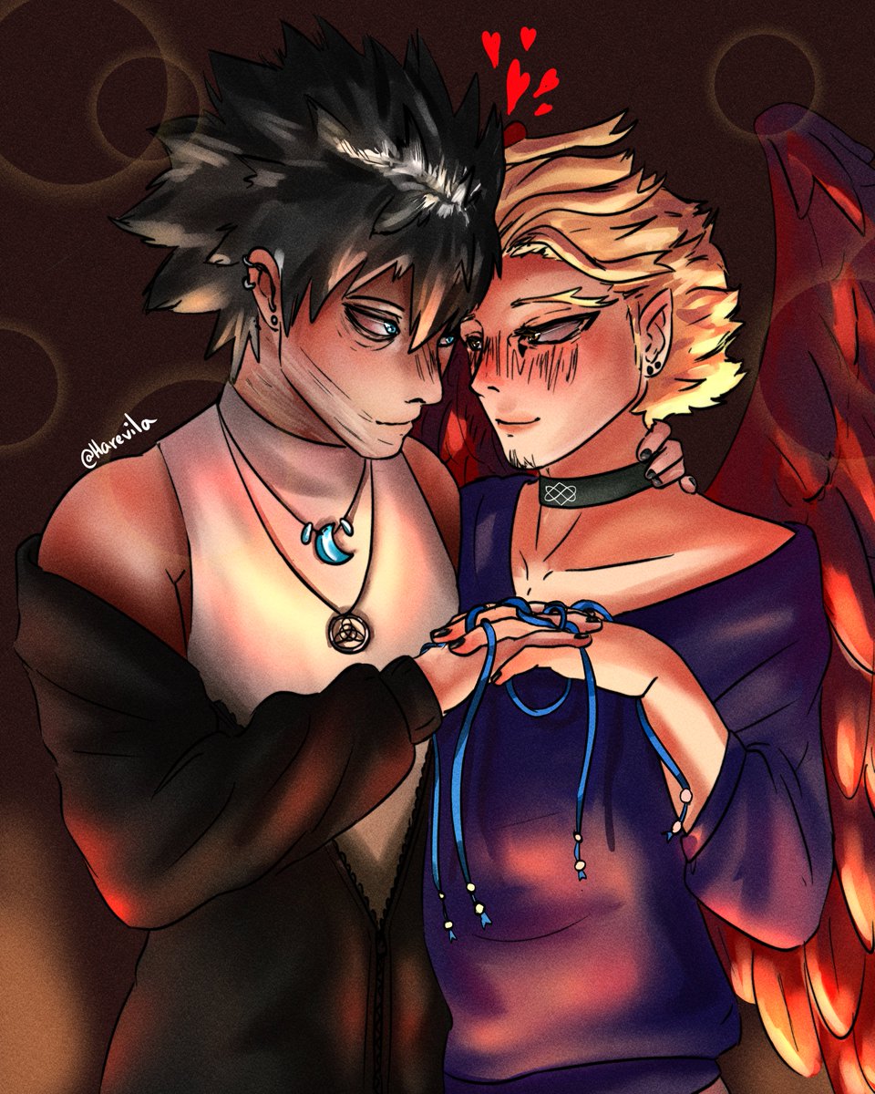 harevila's tweet photo. Hiii ( I'm almost hope, did you miss me ? 😌)
Here is the illu I did for amazing @LizzieTheRose DabiHwaks fic !! Second piece for @flyinghighbang 💜

( I'll post their links below, stay stun !)

I really enjoyed drawing this ship for the first time ! They are so cool ;w; https://t.co/O8o7yNWKXH