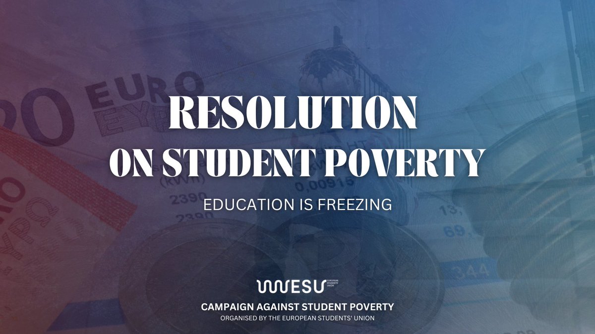 🎯With our #EducationisFreezing campaign, we demand action to combat student poverty. 

👉We ask the <a href="/EU_Commission/">European Commission</a> to emphasise in its energy-saving guidelines that cuts in energy consumption should not affect (higher) education.

⬇️Read more