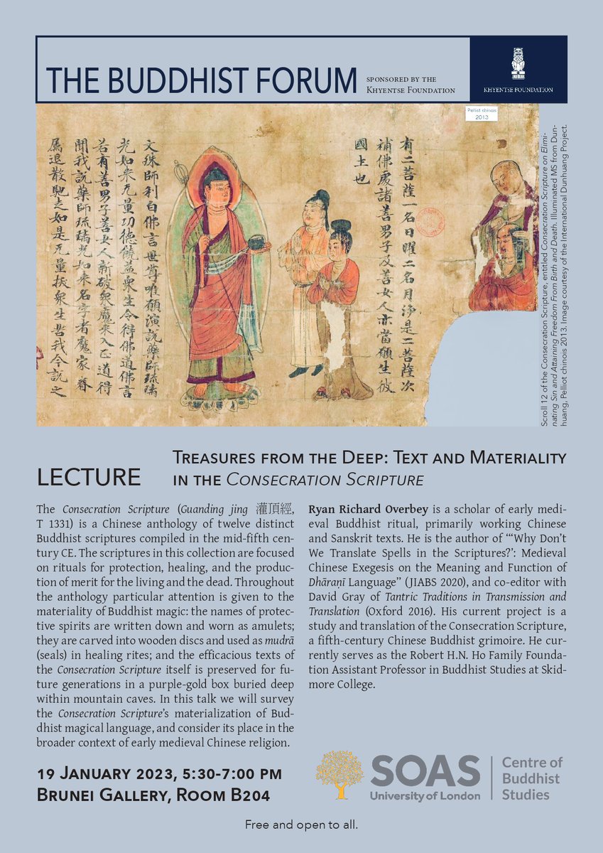 SOAS Centre of Buddhist Studies tweet media